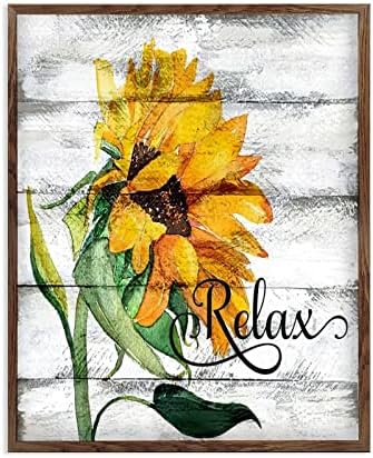 Mason Jar Sunflowers Proljeće Ljeto cvjetno oblikovane znakove, opušteno personalizirano ime znakovi braka Sign za gornji krevet 16x20 inčni majke