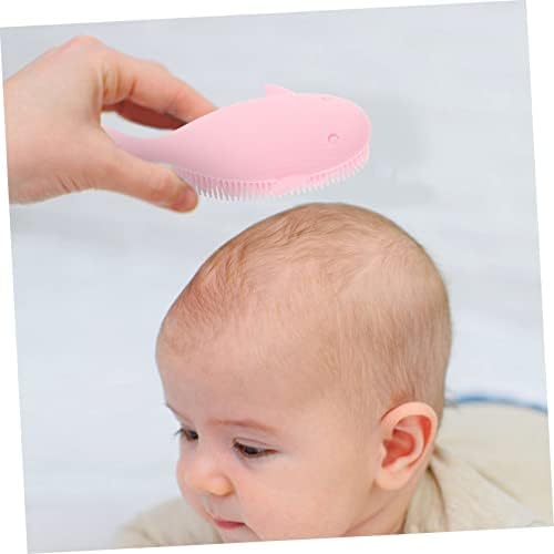 Hemoton 5pcs silikonska četkica za oblikovanje kose ručni vlasići masažeri za dojenčad četkica za