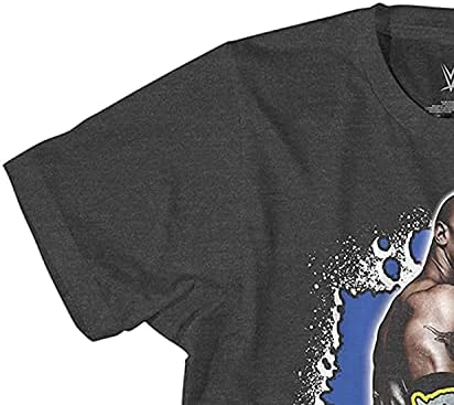 WWE Mens The Rock Shirt-Brahma Bull Superstar Tee - Dwayne Johnson majica Svjetskog šampiona u rvanju