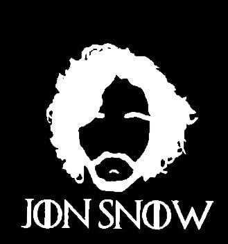CCi Jon Snow dobio je igru ​​prijestolja naljepnica naljepnica Vinil naljepnica | Automobili Kamioni