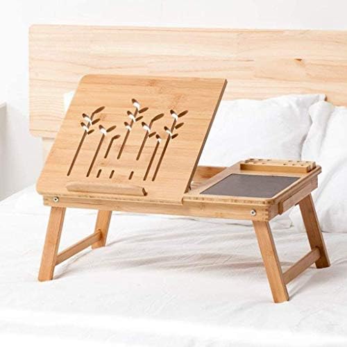 Gusta laptop stalak, prirodna cvjetna ladica sklopiva doručak koji poslužuje ladicu za krevet
