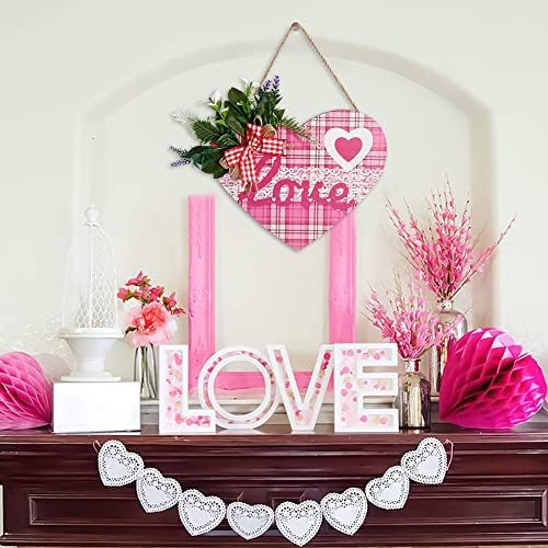 BAGNIZATER ružičasta kutija za odlaganje + sretan znak zaljubljenih za Valentinovo