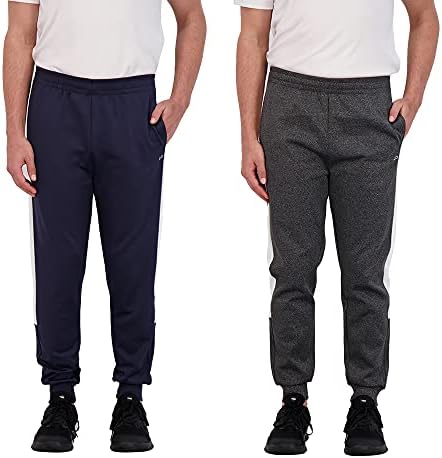 Unipro muške Jogger pantalone sa 2 pakovanja trenirke Slim Fit lagane pantalone za trčanje za muškarce
