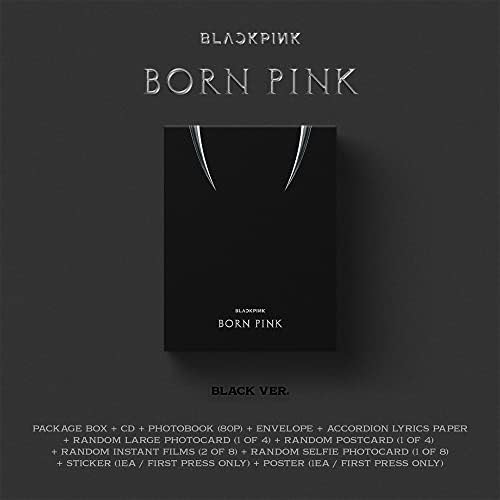 Dreams [weverse] BornPink 2. album [rođen ružičasti] Podesite kutiju [Black ver.] + preklopljeni poster