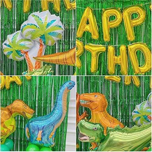 Dinosaur rođendan ukrasi, dinosaur baloni za rođendanske zabave, dinosaur tematski ukrasi za dječje dječake Djevojke