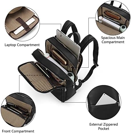Westbronco laptop ruksak odgovara 15.6 Računalni ruksak za žene i muškarce Putničko školsko djelo Profesionalne