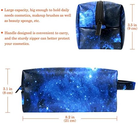 Toaletska torba Viseća DOPP kompleta za muškarce Vodootporna vrećica za brijanje za putovanja, univerzum maglica Galaxy Space Blue