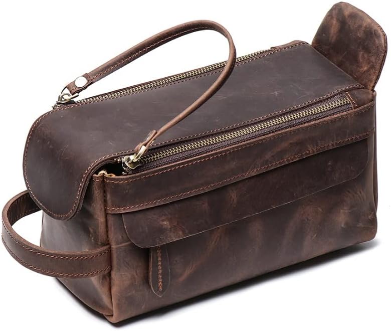 Houkai Muškarci Žene Kožne kozmetičke torbe Travel Funkcija šminke Case Zip Make up Organizator Skladištenje vrećica za pranje kore