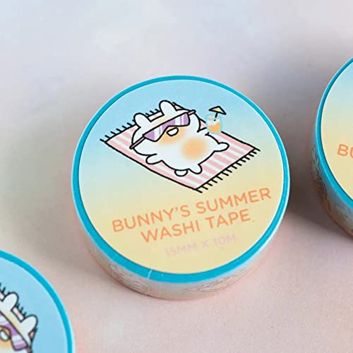 Th Smart - Bunny Washi kaseta, desert Washi traka, ružičasta perilica, slatka praonica, slatka traka