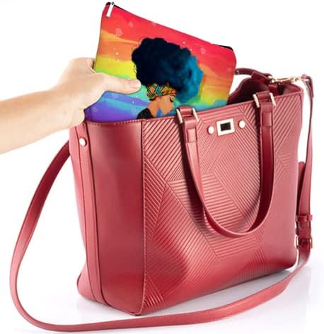ISTYTOP Afrička ženska torba za šminkanje putna kozmetička torba zipper torbica prijatelj pokloni ideja za žene