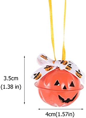Bestoyard Halloween Decor 12pcs Halloween Pumpkin ukrasi Mini bundeve zvona Jingle perle kućne