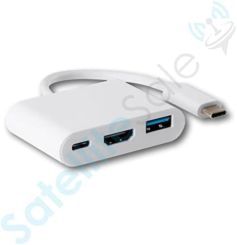 Satelitites USB tip C u ženski USB 3.0 / HDMI / USB-C MULTIPORT CONVERTER 5Gbps 4K / 30Hz PVC Crna