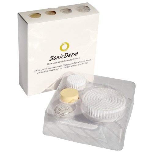 SonicDerm-profesionalni sistem čišćenja, Set zamjenskih četkica od 4 komada za SonicDerm SD-201 i SonicDerm SD-801