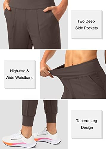 Ženski jogeri sa patentnim zatvaračima sa džepovima sa zatvaračem Visoki struk Atletic Workout Yoga Hlače Joggers za žene