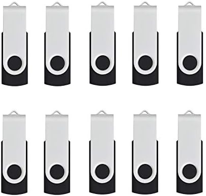 USA, veleprodaja 10 paketa U disk Bulk Pack USB Flash Diskopce Swivel Thumb Drive Memory Stick