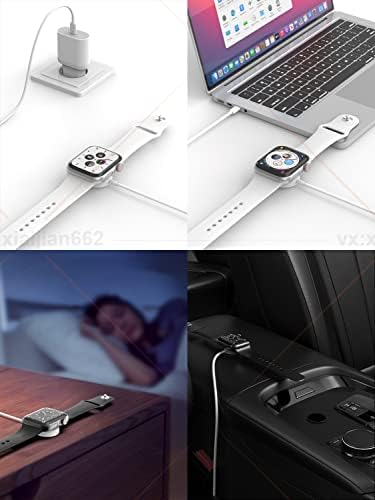 USB C kabel za sat za Apple Watch Magnetic Watch Brzi punjač za IWATCH serije SE2 / 8/7/6/1 / SE serije SE2/4 / 3/2/1 / SE prijenosni kabel za punjač