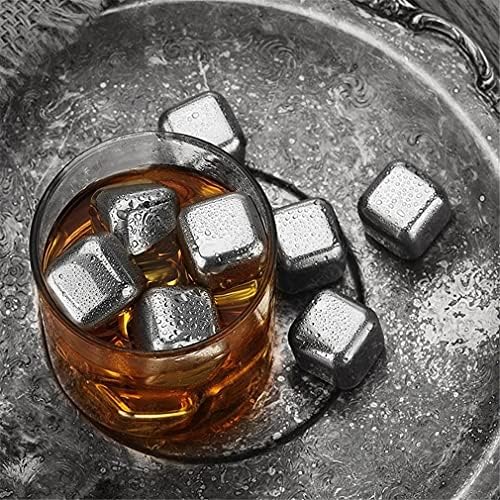 Ganfanren Whiskey Stones kocke za ledene kocke za više od nehrđajućeg čelika za hlađenje od nehrđajućeg čelika Chilling Rock Party Bar alat sa kopčom