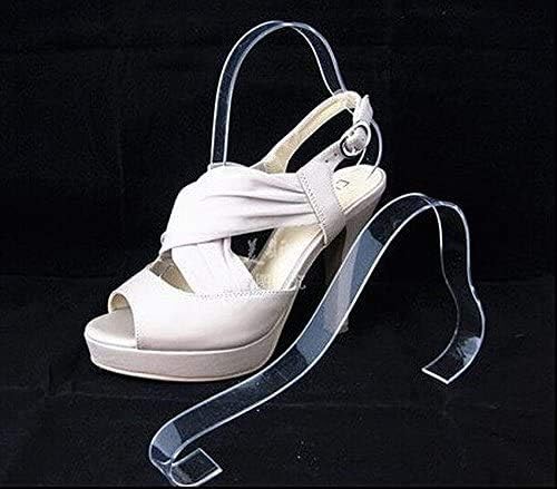 Welliestr paket od 10 akrilnih sandala za spremanje zaslona na ekranu Obrasci za prikaz umeta fleksibilni čisti akrilni trgovački prodavnica zaslona