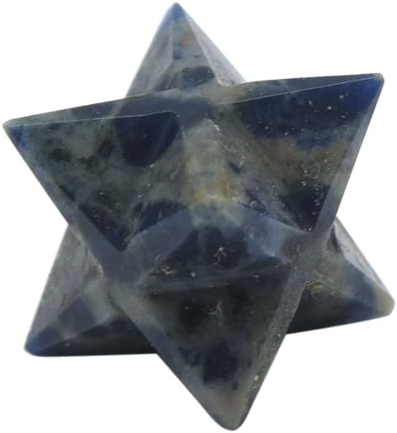 Gagzi Natural Reiki Izlječenje Kristal Gemstone Duhovni energetski generator Sodalite Merkaba Star 8 bod 20