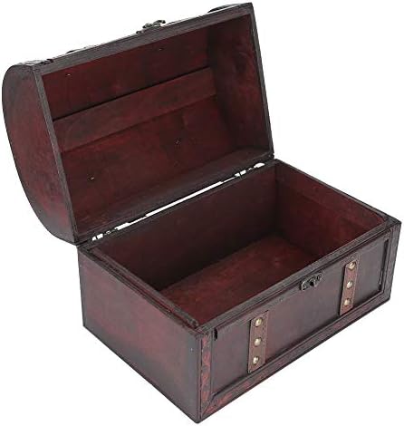Voldax 2pcs Drvena kutija za odlaganje Klasična vintage Fotografija rekvizita nakit s blagom