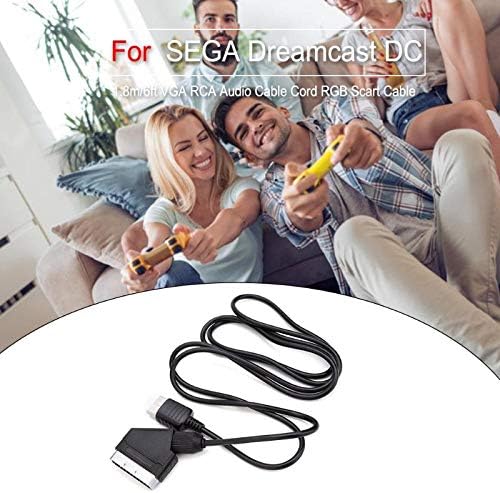 Savaria - 1,8m / 6FT VGA RCA za audio kabl Cord RGB Scart kabel za SEGA Dreamcast DC