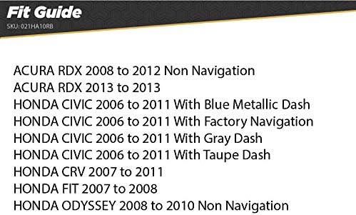 Scosche HA10RB kompatibilan sa 2006-10 Odaberite Honda Civic / zvučnik / žičani pojas za ponovno postavljanje tvorničke stereo boje sa kodiranim žicama u boji