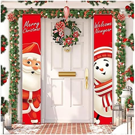 Pifude božićni ukrasi Božićna dekoracija vrata Sretan božićni ukras Home Viseći božićni ukrasi Novogodišnji