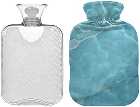 Flaše za toplu vodu sa poklopcem siva Mermerna vreća za toplu vodu za ublažavanje bolova, bolni mišići artritis, vrela torba za vodu 2 litra