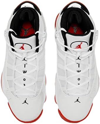 Jordan muške cipele od 6 zvona 322992-012 Bijelo / univerzitet crveno