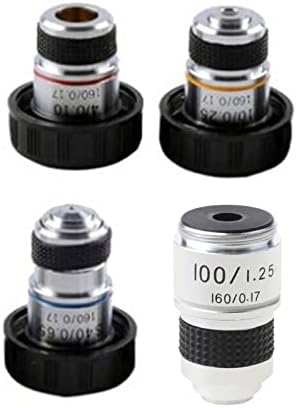 Oprema za mikroskop 4x 10x 40X 100x mikroskop objektiv ahromatski objektivni dijelovi laboratorijski