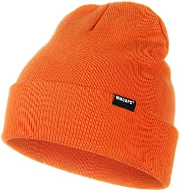 Wmcaps zimska pletena kapa za muškarce žene topla meka rastezljiva reciklirana poliesterska kapa Unisex
