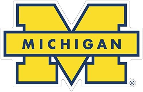 Michigan naljepnica Univerzitet Mich Vinil Decal Yellow Football Michigan Wolverine Vinil naljepnica Die Sut, M Tim Logo