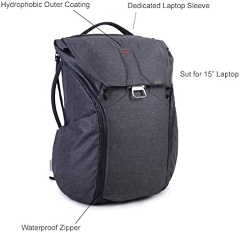 Hgvvnm Fotografija Kamera velikog kapaciteta vodootporni ruksak otporan na udarce najlonska putna torba Fit 15-inčni Laptop DSLR Casual Case