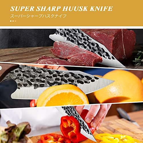Huusk Viking nož pećinski nož Viking noževi sa omotom kamp nož za Noć vještica kuhinja i restoran korištenje