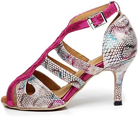 YKXLM ženske latino plesne cipele, performanse za ballroom Wedding Party Plesne cipele, model QJW1059