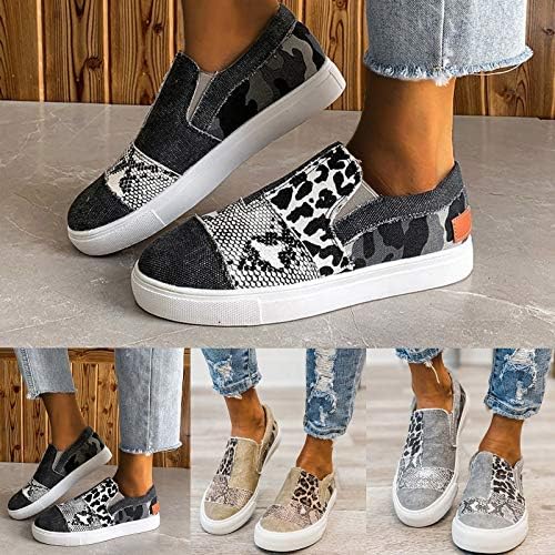 Uocufy Loafer cipele za žene, 2021. modni platneni loaferi cipele casual ljeto Travel Comfy svakodnevno