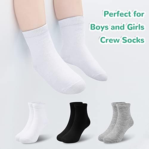Booph 12 parova dječaci djevojke Atletska čarapa za posade Dječje čarape za gležnjeve