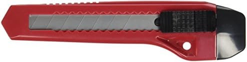 Hyde Alati 42047 Pomoćni nož sa uvlačivim nožem sa Postivnom bravom, crveni