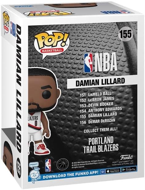 Pop NBA: Trail Blazers - Damian [Lillard] Funko vinilna figura, višebojna, 3,75 inča