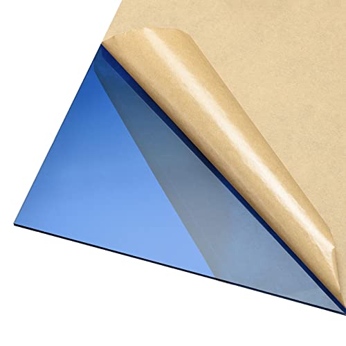 DMiotech 2kom 12 x 12 3mm debela Plastična akrilna ploča akrilni Lim PMMA akrilna ploča za zanat DIY displej projektni znak Blank Blue Clear