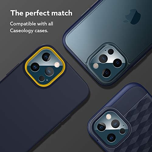 Caseology Protector sočiva kompatibilan sa iPhoneom 12 Pro Max zaštitnikom sočiva kamere 2-Pack - Pacific Blue