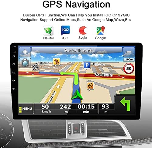 Gojoho Android 12.0 Radio za Hyundai Veracruz IX55 2007-2013 10inch Tesla Style Car In-Dash GPS navigacija IPS ekran osetljiv na dodir 2 + 32GB Bluetooth WiFi Besplatna kamera