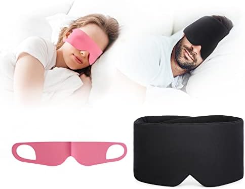 Freshme lagana prozračna maska ​​za spavanje maska ​​za oči za spavanje sa uhom viseći elastični remen