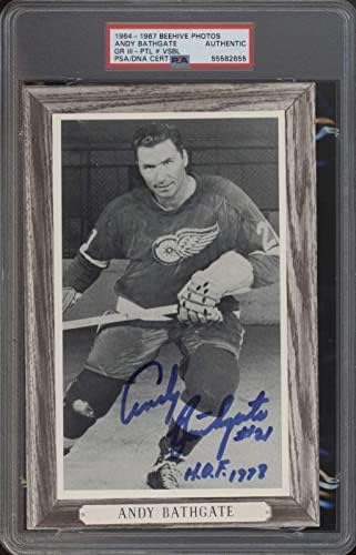 # 63b Andy kupatilo - 1964. Fotografije košnica III Hokejske kartice Ocjenjivo PSA Auto - AUTOGREM NHL Photos