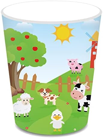 CC Početna Poljoprivreda Rođendu na životinjama - opslužuje 16-ploče, 9 ploče, čaše, salvete za tuš za bebe, rođendansku zabavu, ukrase vjenčanja