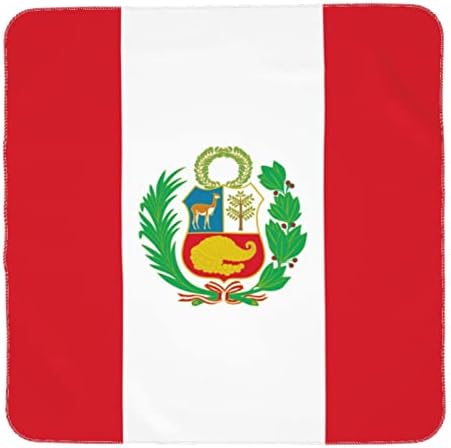 Zastava države Peru Baby Prekrivač prijem za bebe za novorođenčad novorođenče