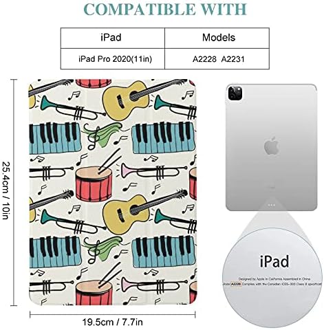 Muzički instrumenti Piano gitara Bubanj kućišta za iPad tablet zaštitni poklopac iPad Pro 2020 (11in)