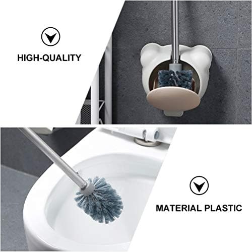DoItool WC čistači za čišćenje zidna toaletna četka WC četkica Plastična zidna montirana čišćenje WC školjke