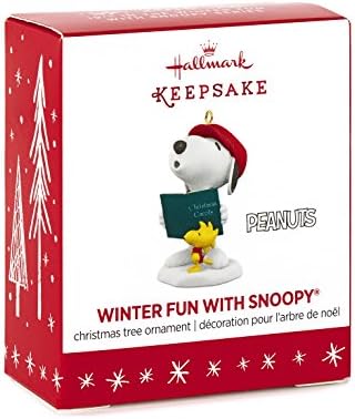 Hallmark uspomenu na Snoopy #19 zimski zabavni ukras za odmor