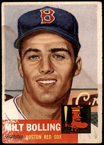 1953. TOPPS 280 Milt Bolling Boston Red Sox Good Red Sox